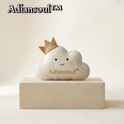 Adiansoul™ LittleCloud Crown Plush Companion